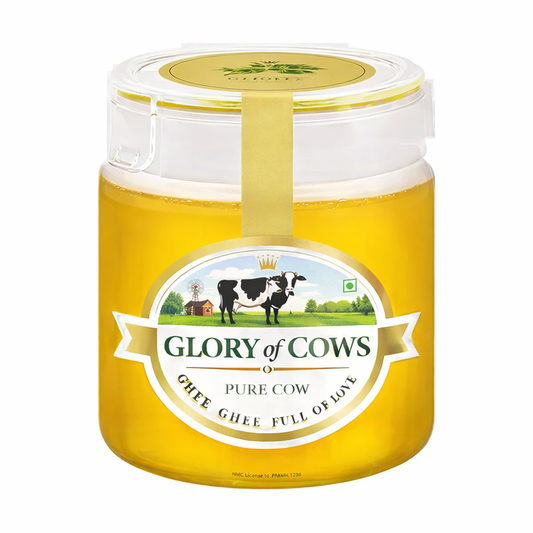 Desi Ghee (1 lit) Milk from Jersey cow of America | Nutrient Dense & Heart-Healthy | Bilona-Churned | 70+ Quality Checks